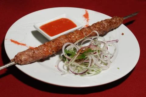 Hot dish delicious Foto stock