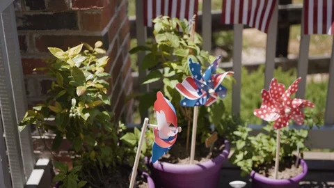 Hot dog bar with corn on the cob for July 4th celebration Stock Footage 119047057