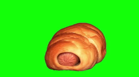 Hot dog bun Stock Footage 44484883