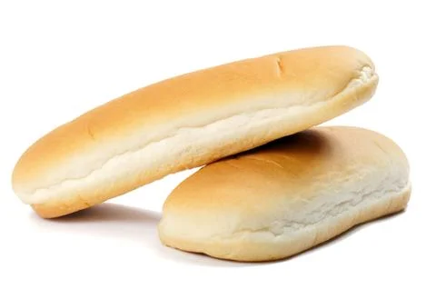 Hot dog buns Stock Photos
