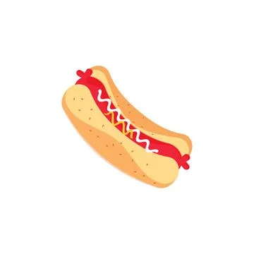 Cartoon hot dog stock illustration. Illustration of character