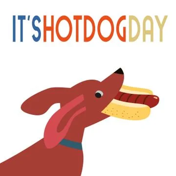 Hot dog concept- Stock Illustration