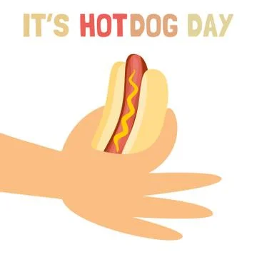 Hot dog concept- Stock Illustration