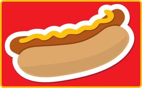 Hot Dog Stock Illustration