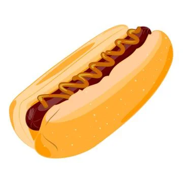 Hot Dog Stock Illustration