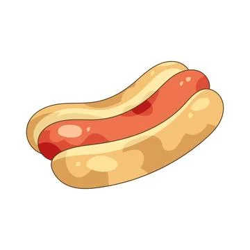 Hot dog Stock Illustration