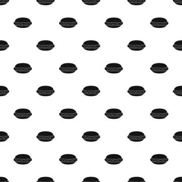 Hot dog pattern seamless vector Stockillustratie