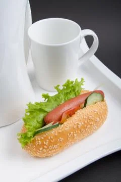 Hot Dog Foto stock