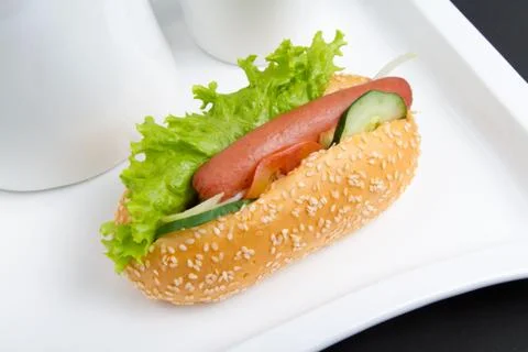 Hot Dog Foto stock