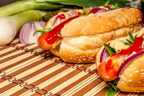 Hot dog Stock Photos
