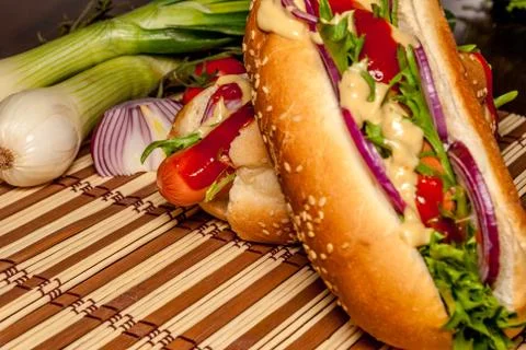 Hot dog Stock Photos