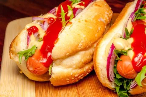 Hot dog Stock Photos