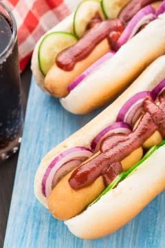 Hot dog Stock Photos