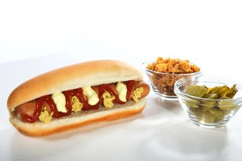 Hot dog Foto stock