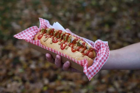 A hot dog Stock Photos