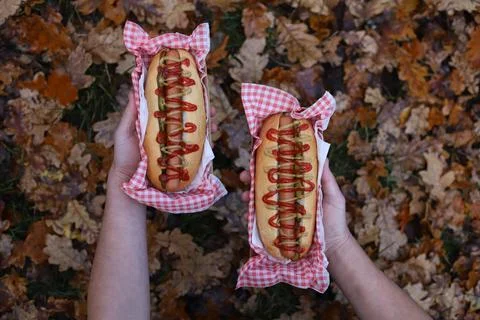 A hot dog Stock Photos