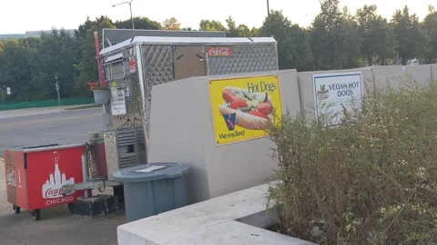 Hot Dog Stand 스톡 동영상 164262796
