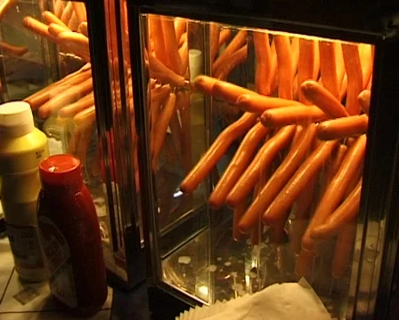 Hot dogs Vídeo Stock 630823