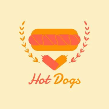 HOT DOGS Stock Illustration