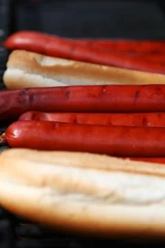 Hot dogs Stock Photos