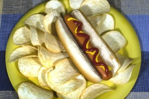 Hot dogs Stock Photos