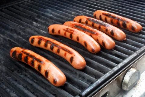 Hot dogs Stock Photos
