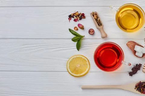 A hot drink for a cold. Stock Photos