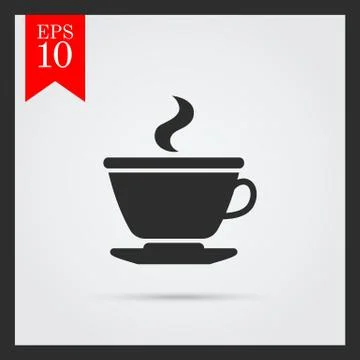 Hot drink cup 스톡 일러스트