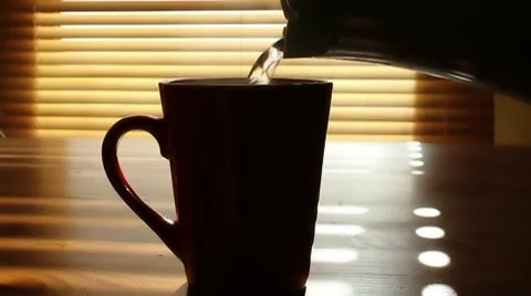 Hot Drink Cup of Tea Stock Footage 10770538