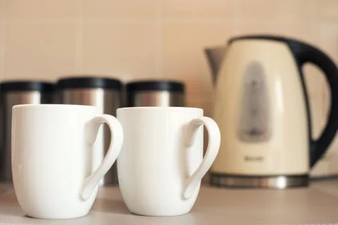 Hot Drinks For Two Foto stock