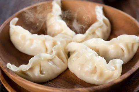 Hot dumplings Stock Photos