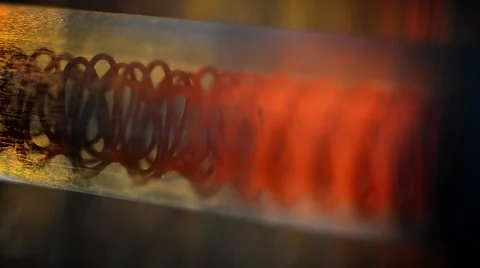 Hot Electric Heater Spiral Stock Footage 59086830