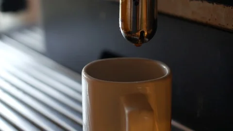 Hot espresso Stock Footage 124695125