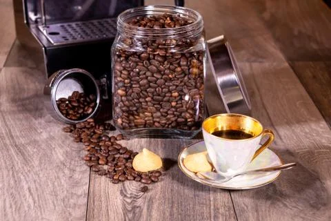 Hot Espresso Stock Photos
