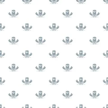 Hot fast food pattern seamless Stock Illustration