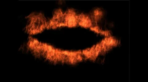 Hot fiery lips.mpg Video stock 8981044