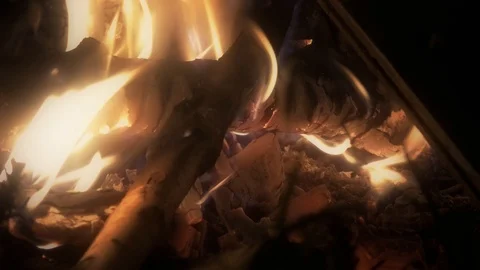 Hot Fire 8 Stock Footage 115909894