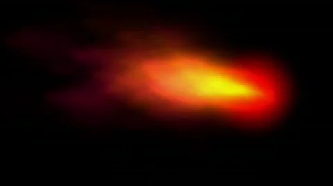 Hot Fire burning comet background,Abstract meteor particle meteorites rocket. 库存影片 797781