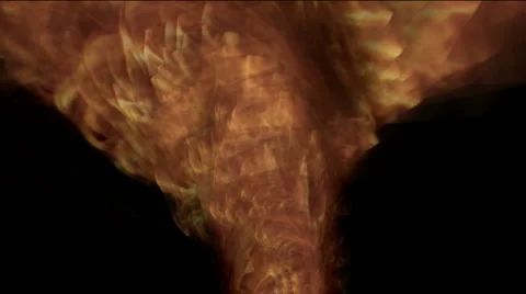 Hot fire burning,torch tornado cyclone swirl,Abstract particle smoke energy. Stock-Footage 913528
