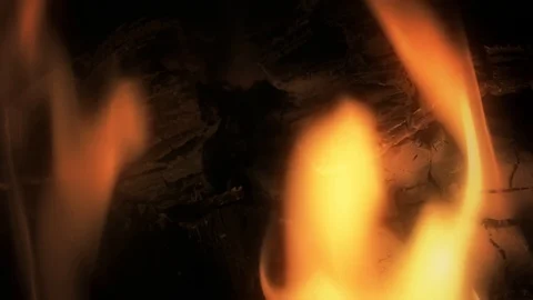 Hot Fire Embers 1 Stock Footage 115883252