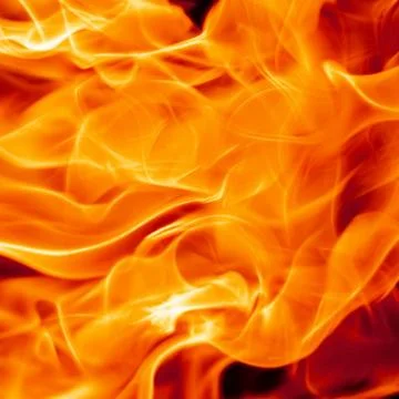Hot fire flames - abstract background and texture concept 스톡 사진