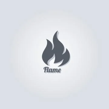 Hot fire Illustrazione stock