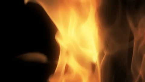 Hot Flames 3 Stock Footage 115898191