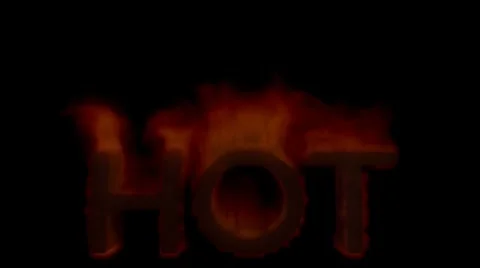Hot - Flames (HD) Stockbeeldmateriaal 7737763