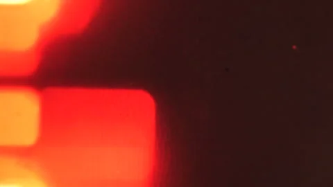 Hot Flashes &amp; Light Leaks from Real Film Projector 4K Vidéo 312492120