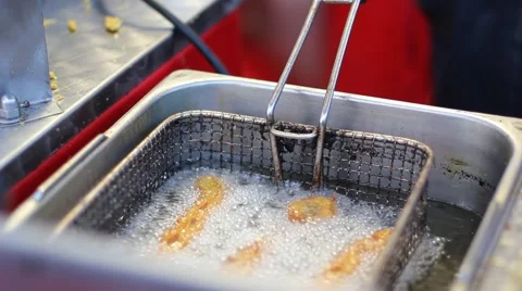 Hot fried churros ready to be eaten Stock Footage 64435342
