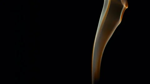 Hot Gas Thin Flexible Jet HD Stock Footage 137736752