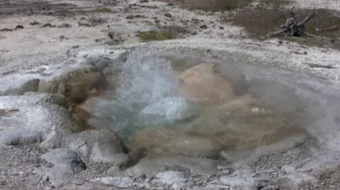 Hot Geyser Stock Footage 10568968