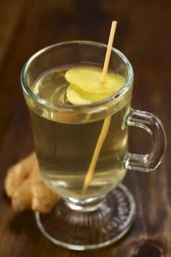 Hot ginger tea Stock Photos