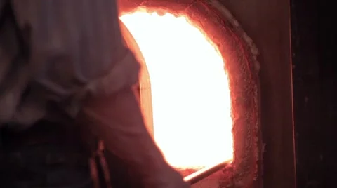 Hot Glass Video stock 7770319